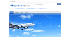 Desktop Screenshot of flightattendantcourses.com.au