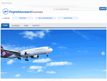 Tablet Screenshot of flightattendantcourses.com.au